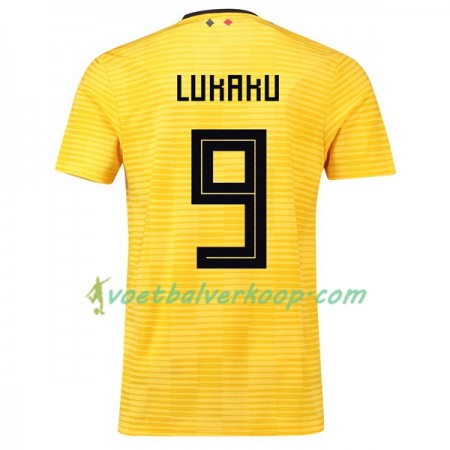 België Lukaku 9 Uitshirt WK voetbal 2018